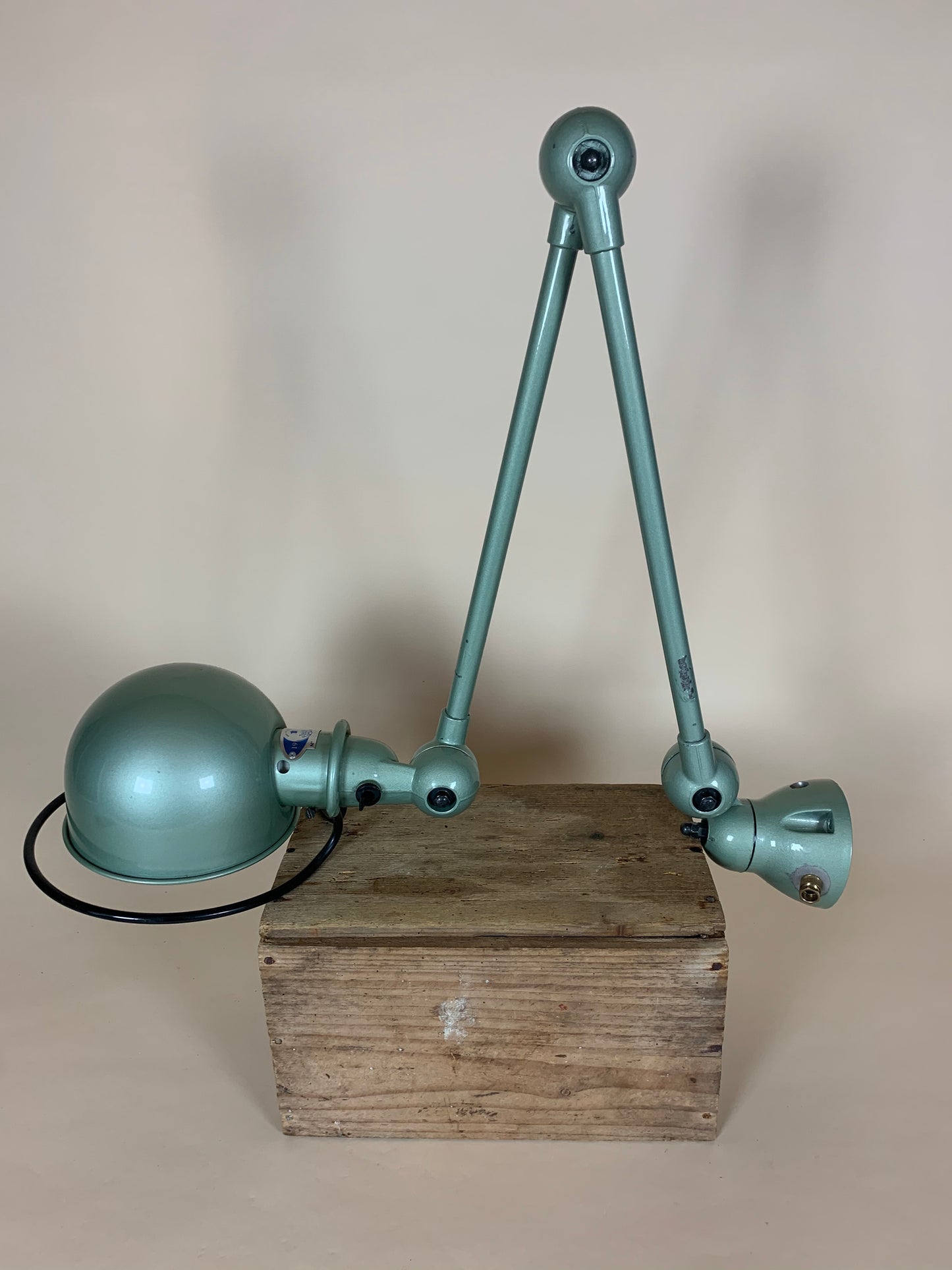 Jieldé væglampe med to arme - Grøn