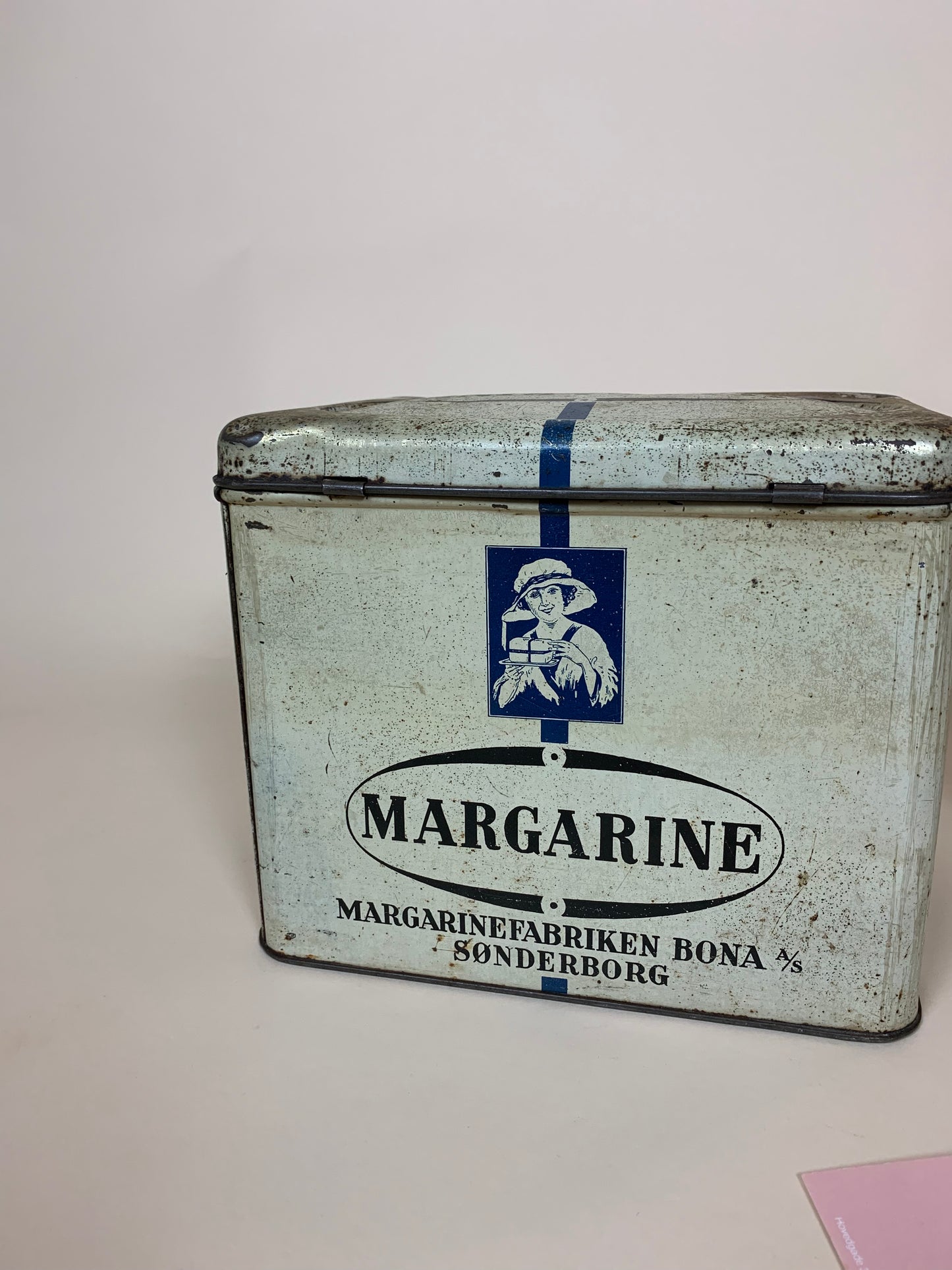 Skøn gammel margarinedåse fra Sønderborg