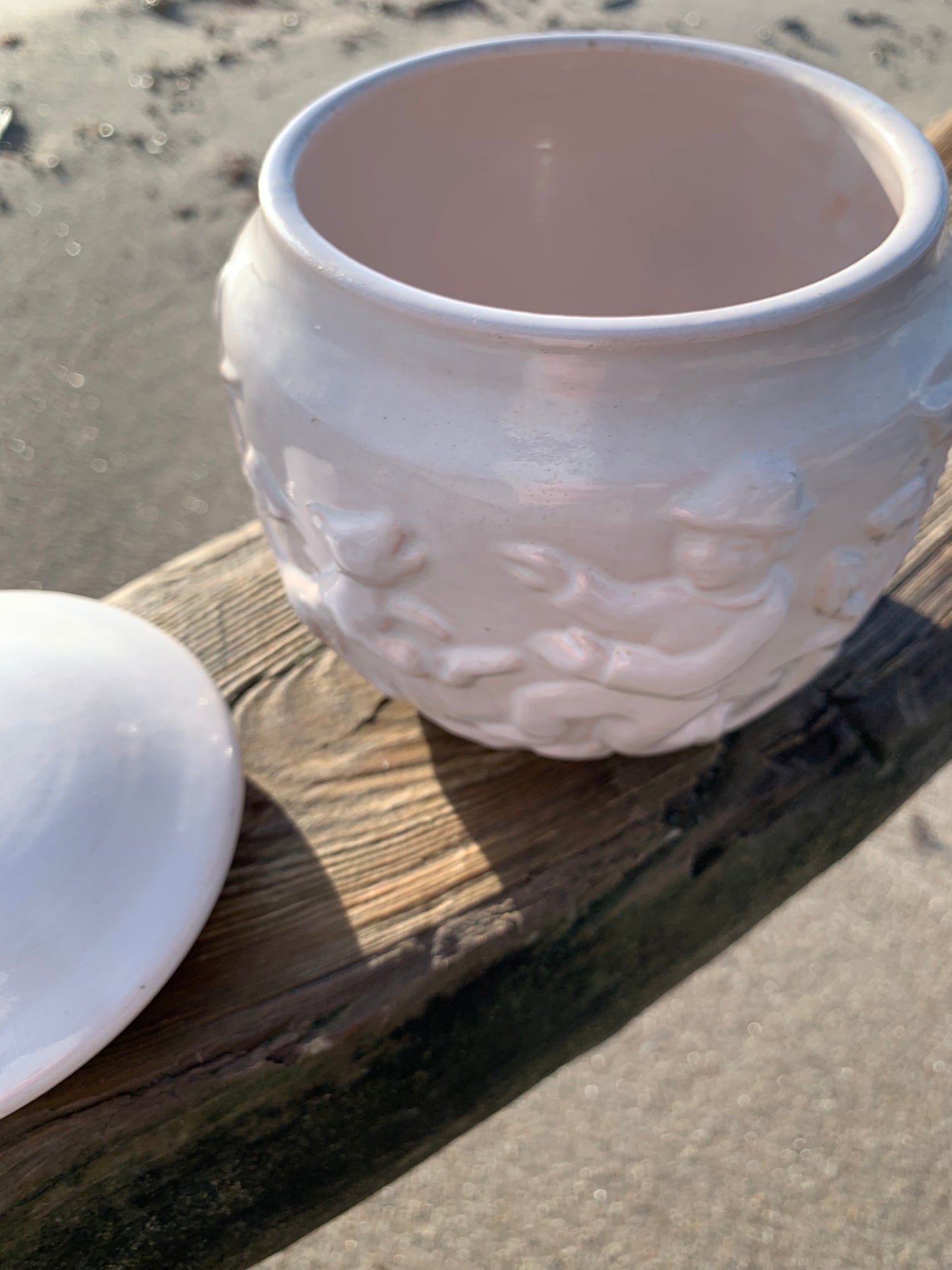 Krukke med låg - Hjorth keramik
